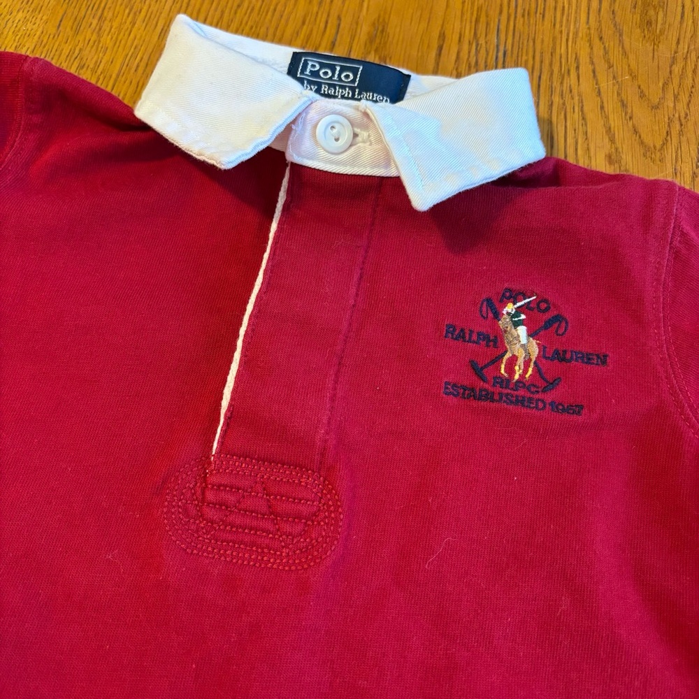 Ralph Lauren Kids Polo in Rich Red